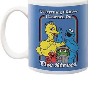 GSN "Everything I know, I learned on the Street" Sesame Street Mug - NWT